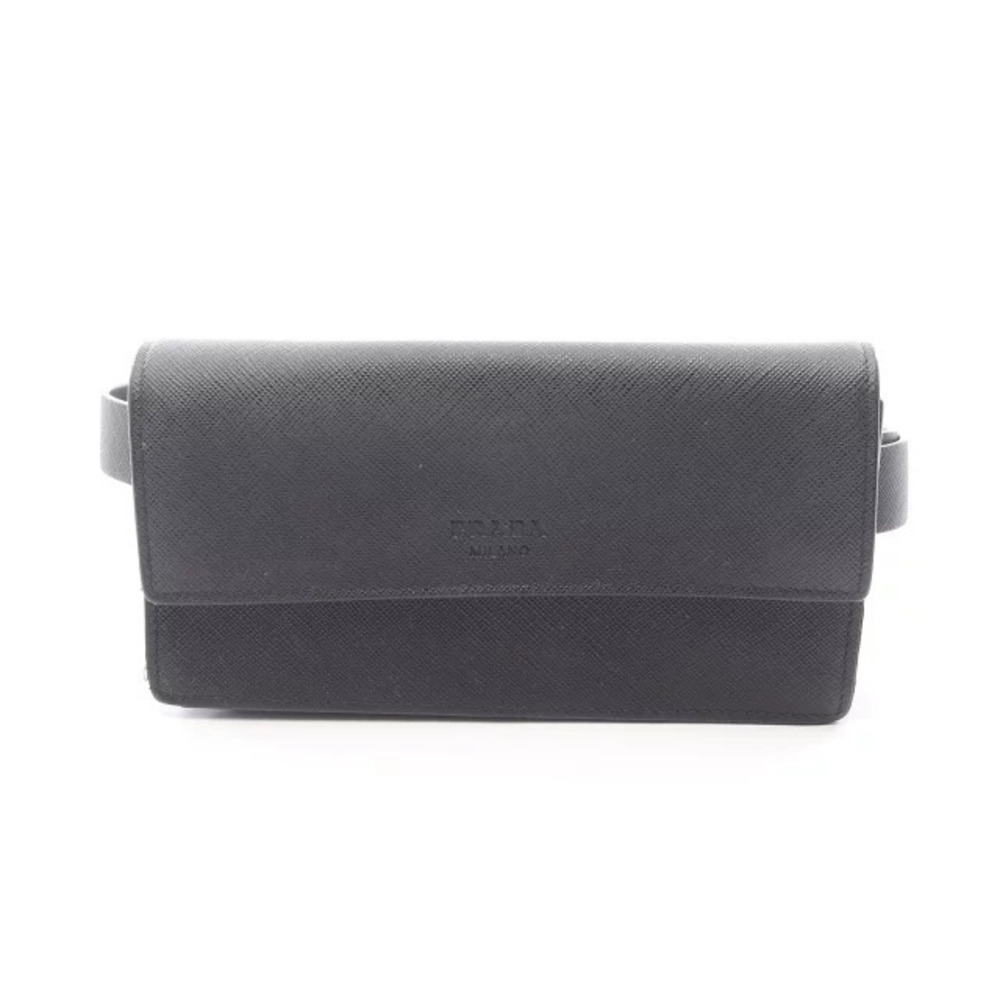 Prada waist bag Saffiano leather black